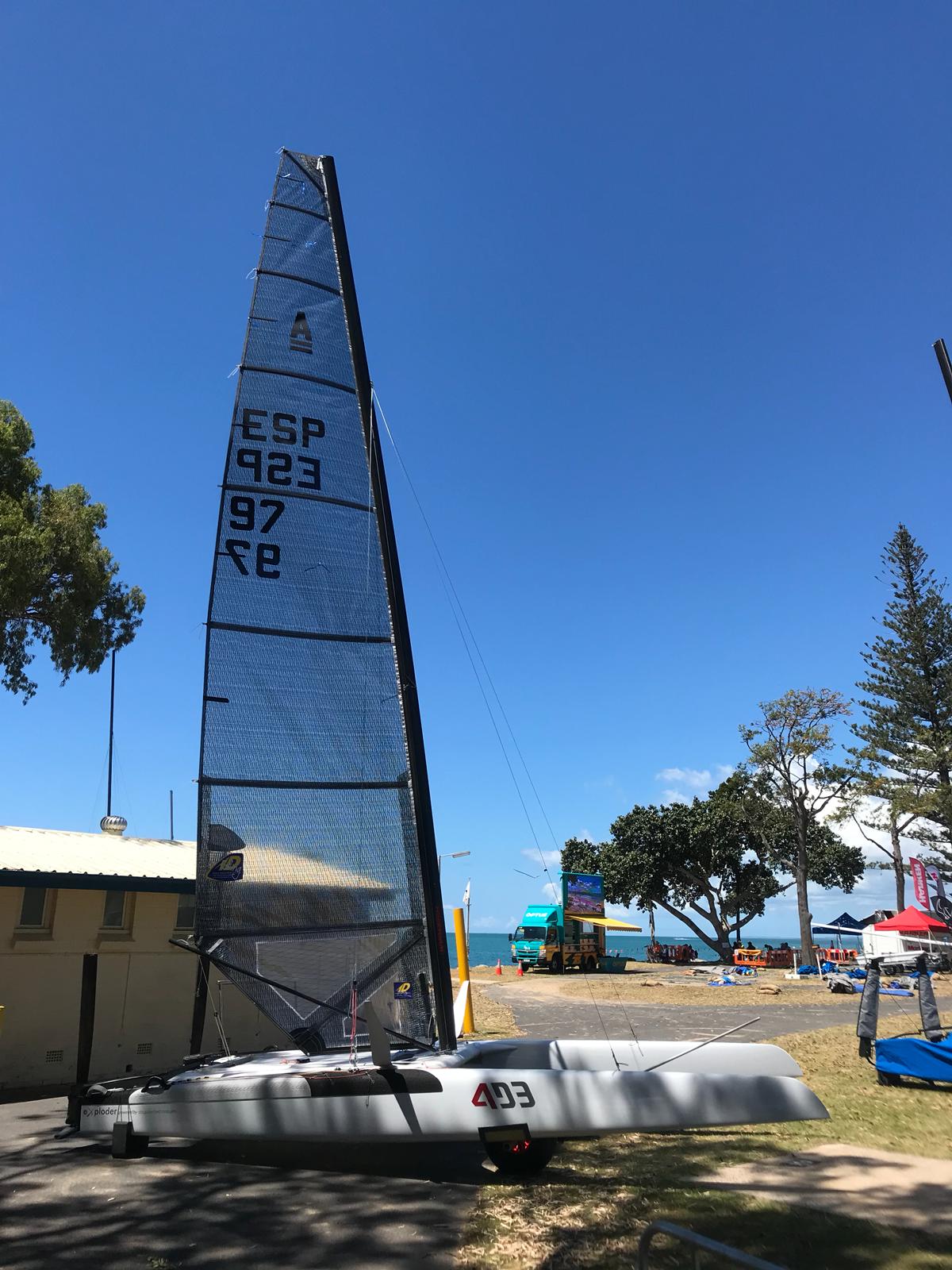 A class catamaran DS mainsail