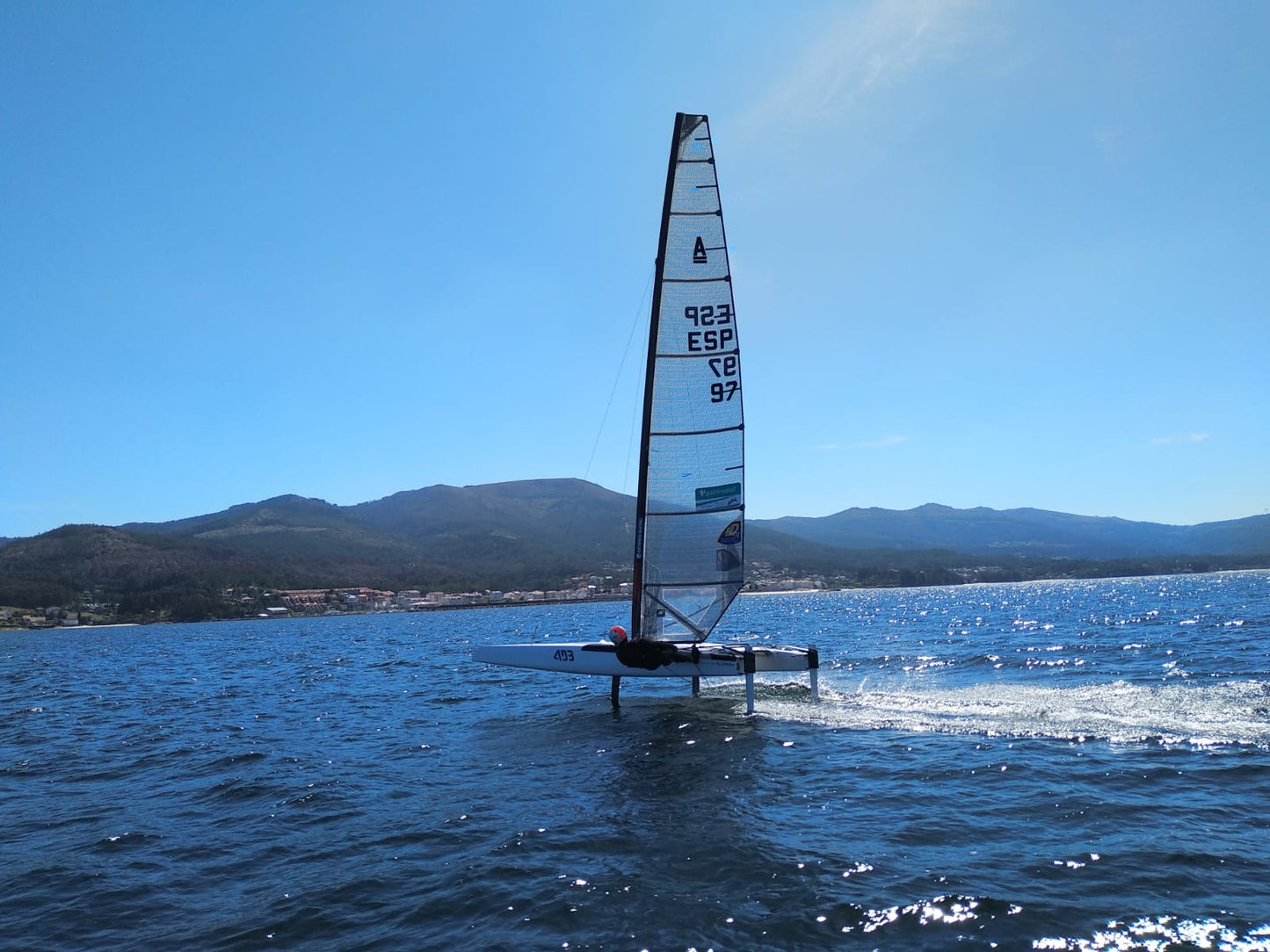 A class catamaran DS mainsail