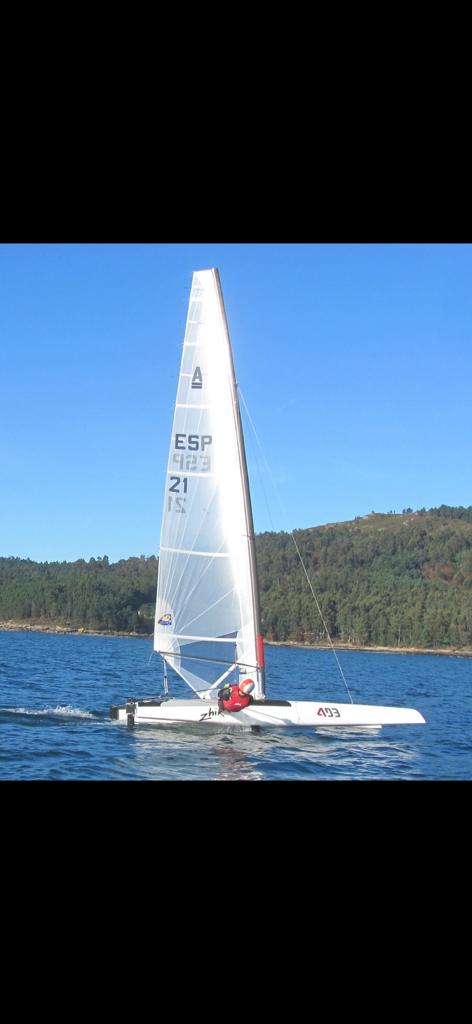 A class catamaran DS mainsail