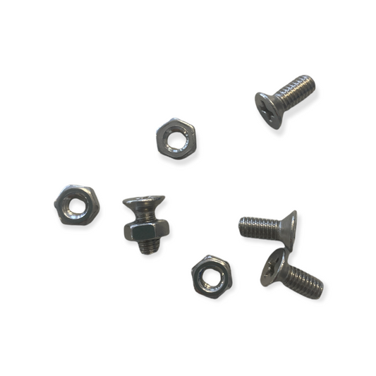 Stainless steel nuts and screws